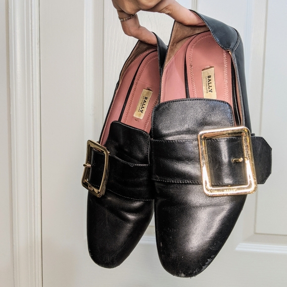 Bally Janelle Black Loafers 38 - Picture 7 of 16